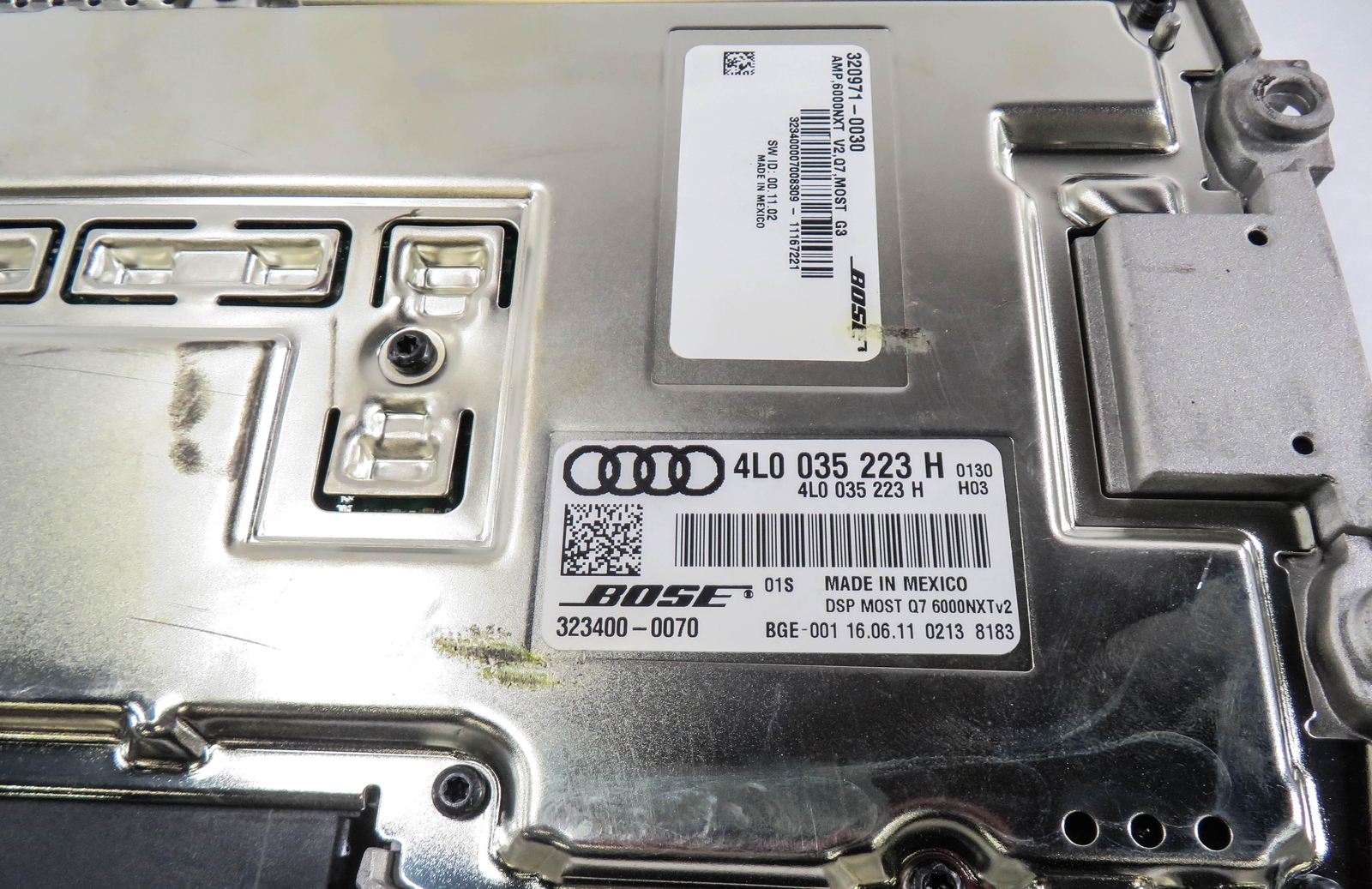 2010-2012 AUDI Q7 (4L) RADIO STEREO BOSE AUDIO AMP AMPLIFIER