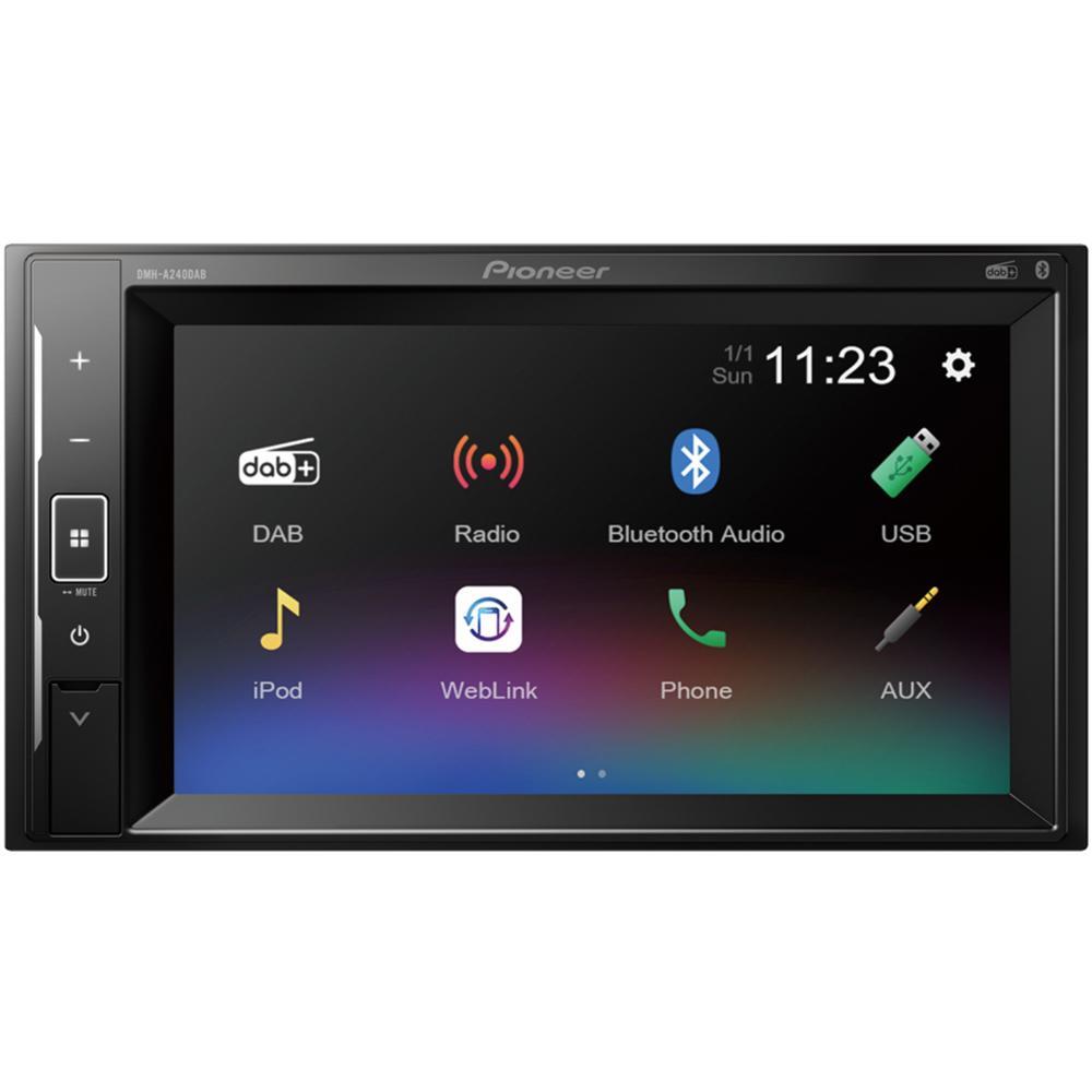 Pioneer DMH-A240DAB 6.2″ Double Din Bluetooth USB DAB Car Stereo Refurb