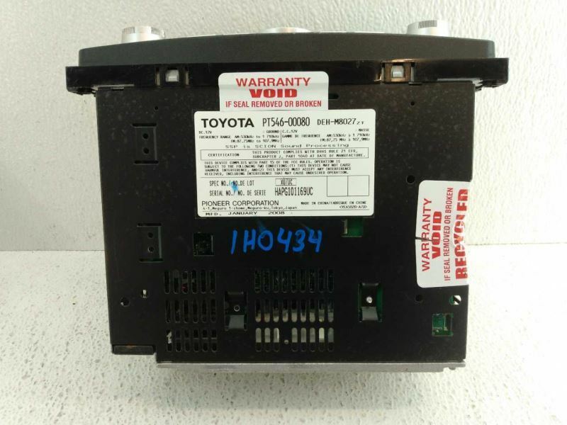 2008-2014 SCION XB RADIO STEREO WMA MP3 CD PLAYER RECEIVER PT54600080