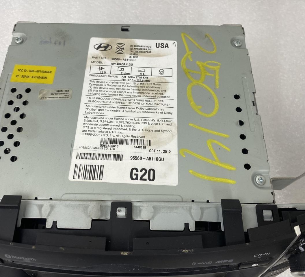 Audio Equipment Radio Canada Market Receiver GT Fits 13-15 ELANTRA 1074310