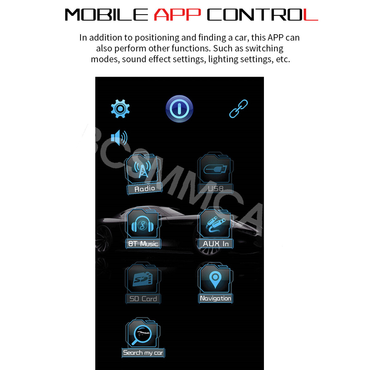 Single 1 DIN Car Stereo Bluetooth FM/AM Radio MP3 Player In-Dash Audio Receiver