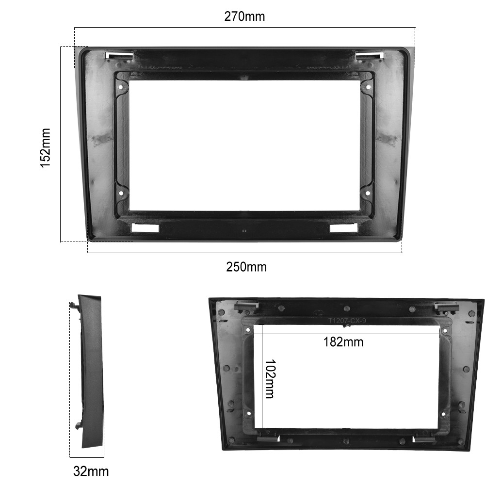 Apple Player For Mazda CX-9 2007-2015 Carplay Android 15 GPS BT Car Radio Stereo