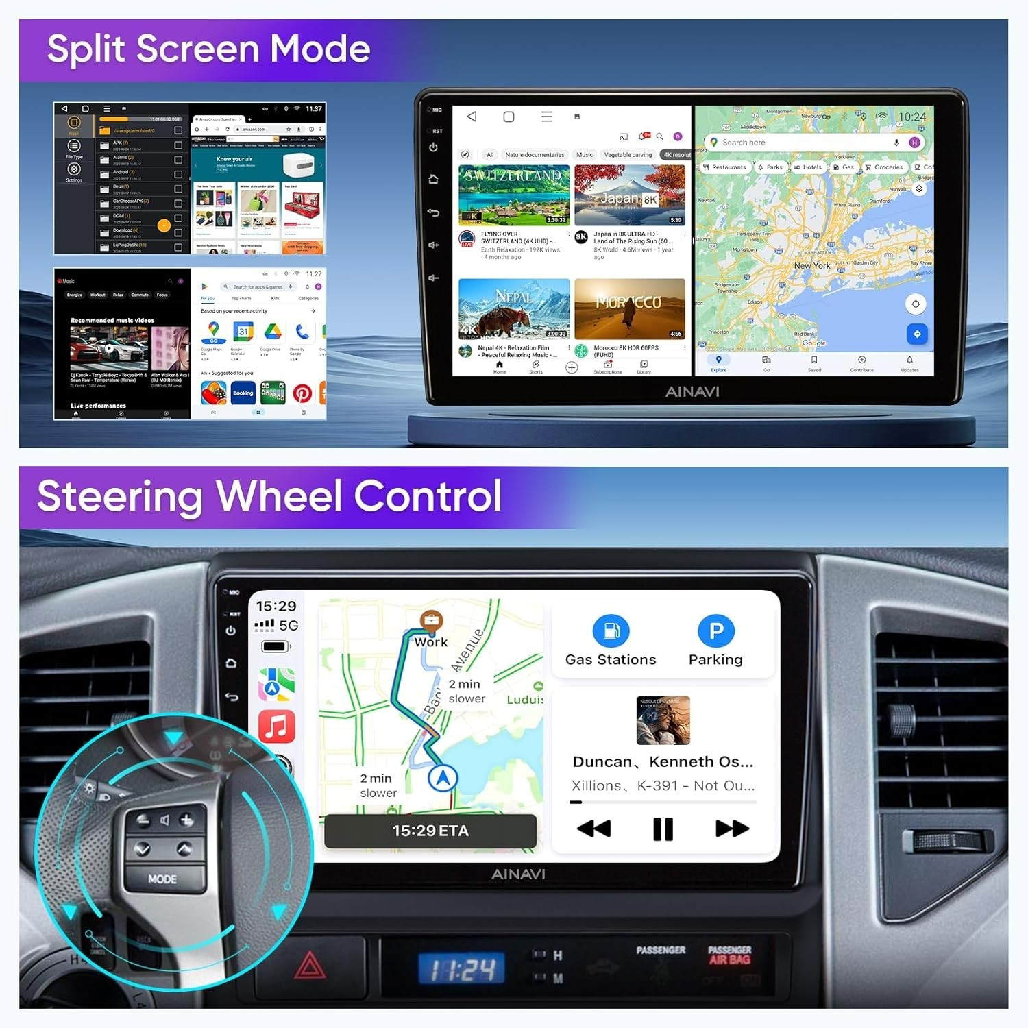 *NEW* Toyota Tacoma 2005-2015 Android 2+64GB Car Stereo 9 Inch