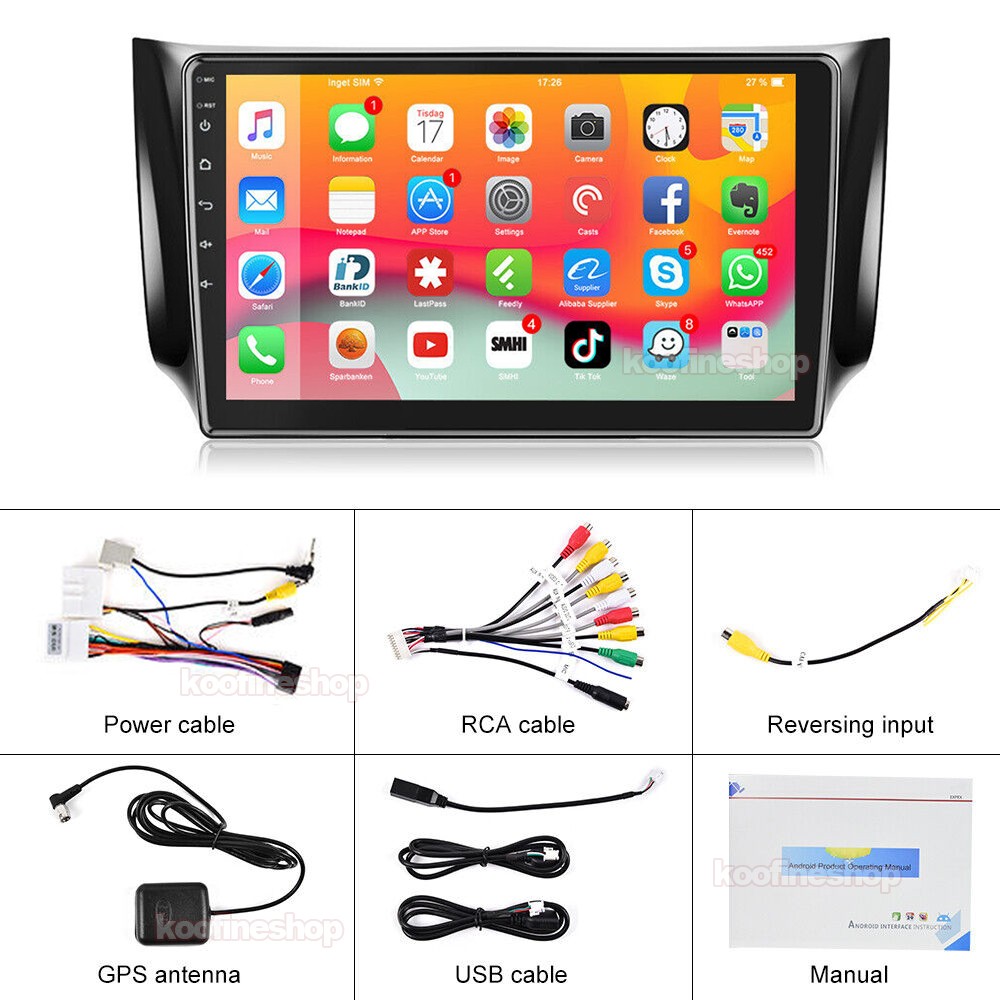For 2012-2019 Nissan Sentra Sylphy Android 15 Car Stereo GPS Navi Radio BT WiFi