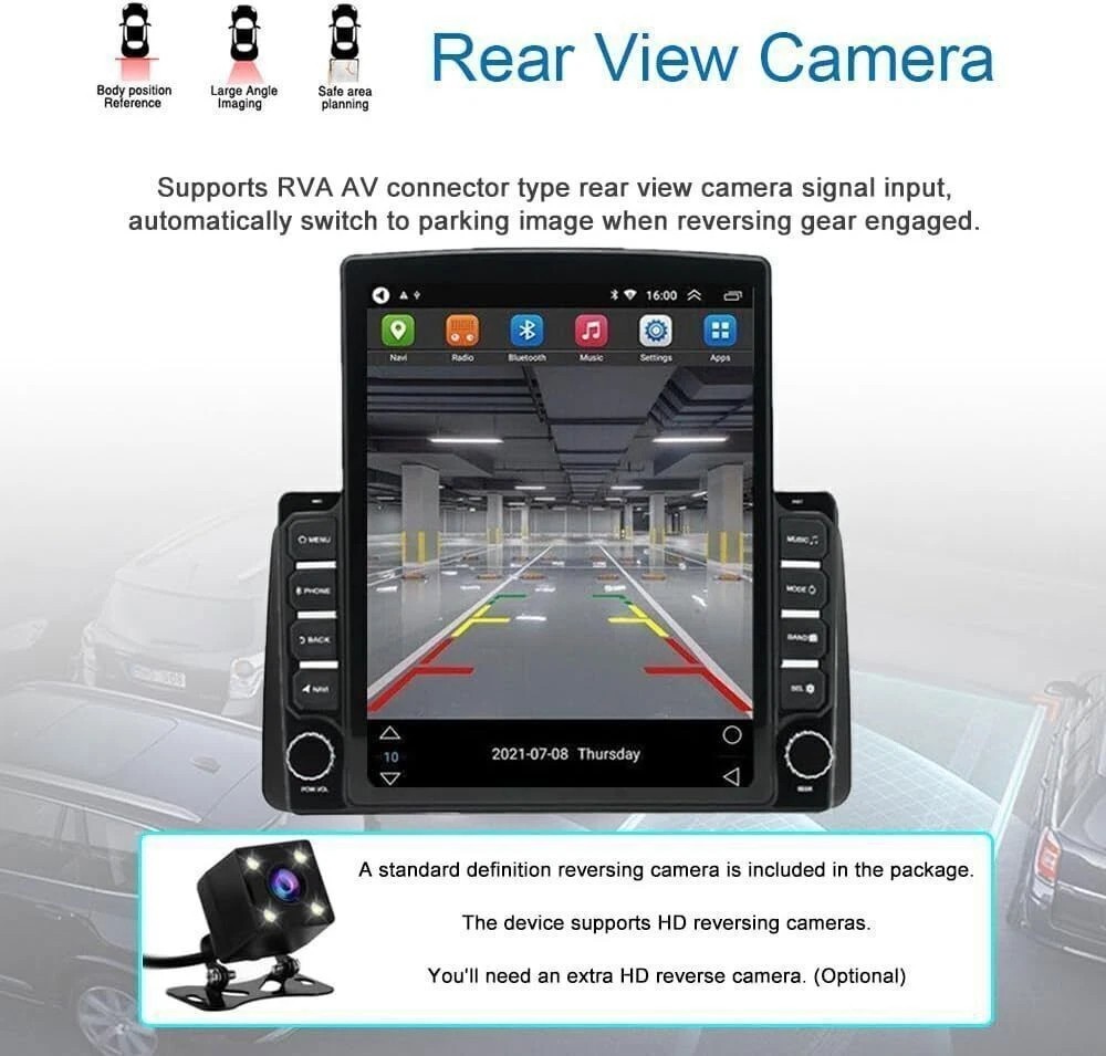 For Chevrolet Corvette 2005-2013 Car Radio Stereo GPS Navi BT Carplay Android 15