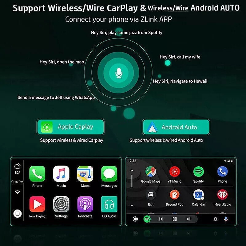 Carplay Car Radio Stereo GPS Navi BT For Chevrolet Suburban 2003-2006 Android 15