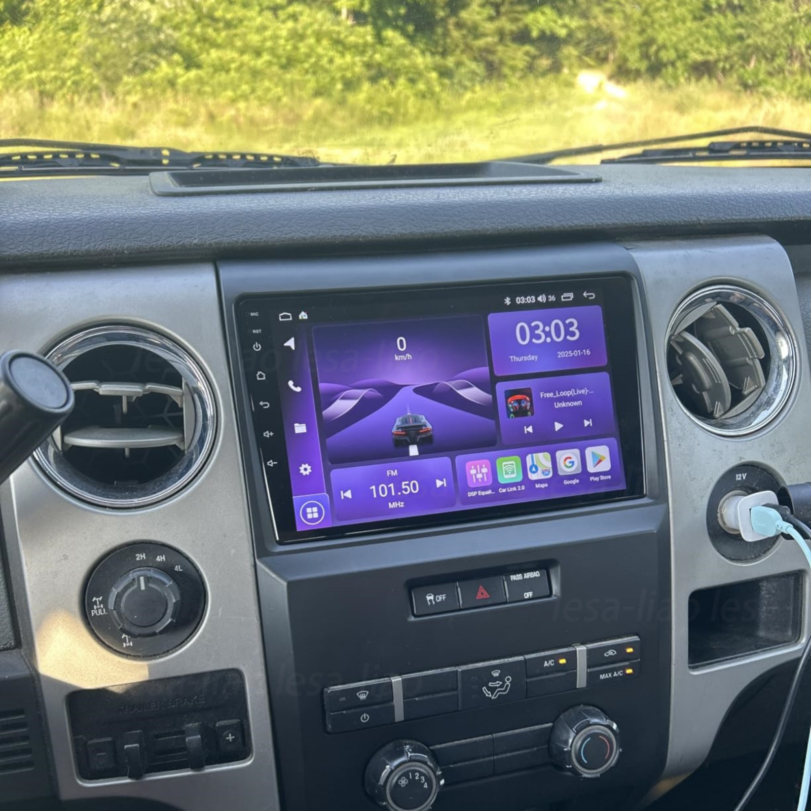 2+64G Android 15 For Ford F150 2009-2014 Carplay Car Stereo Radio Navi GPS WIFI