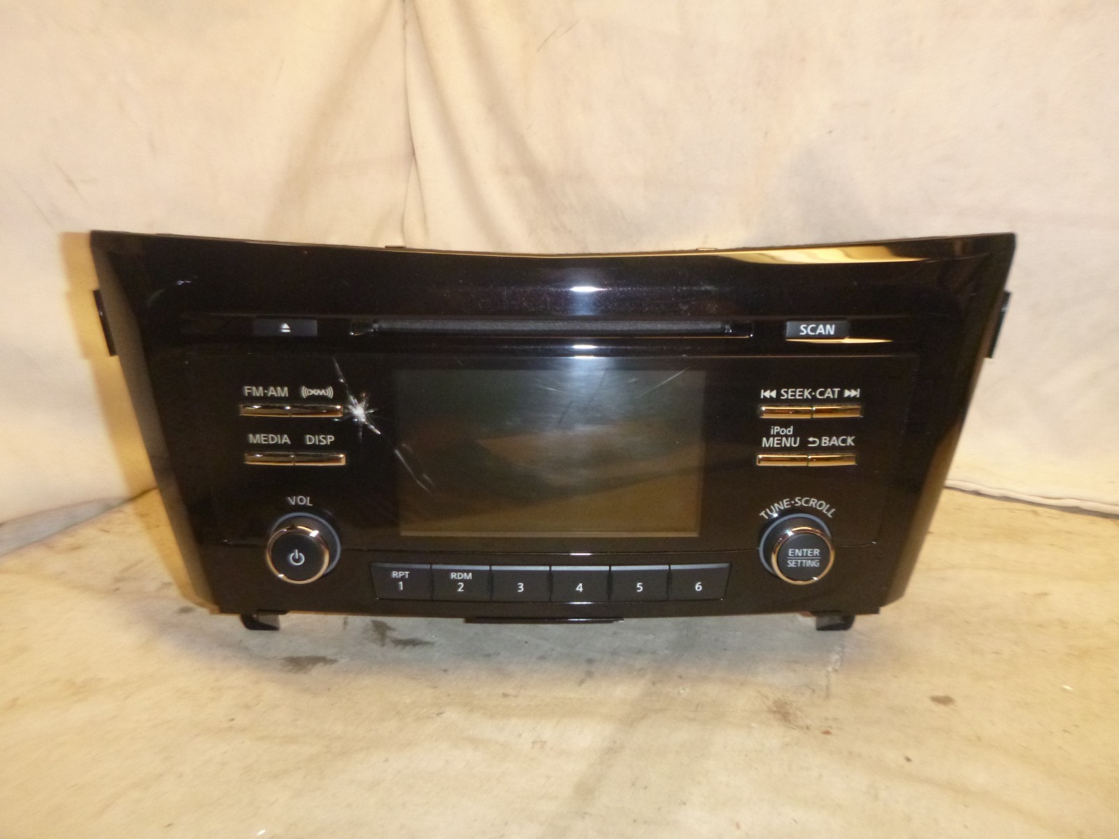17 18 19 Nissan Rogue XM Radio Cd Mp3 Player 28185-6FL0A ENU14
