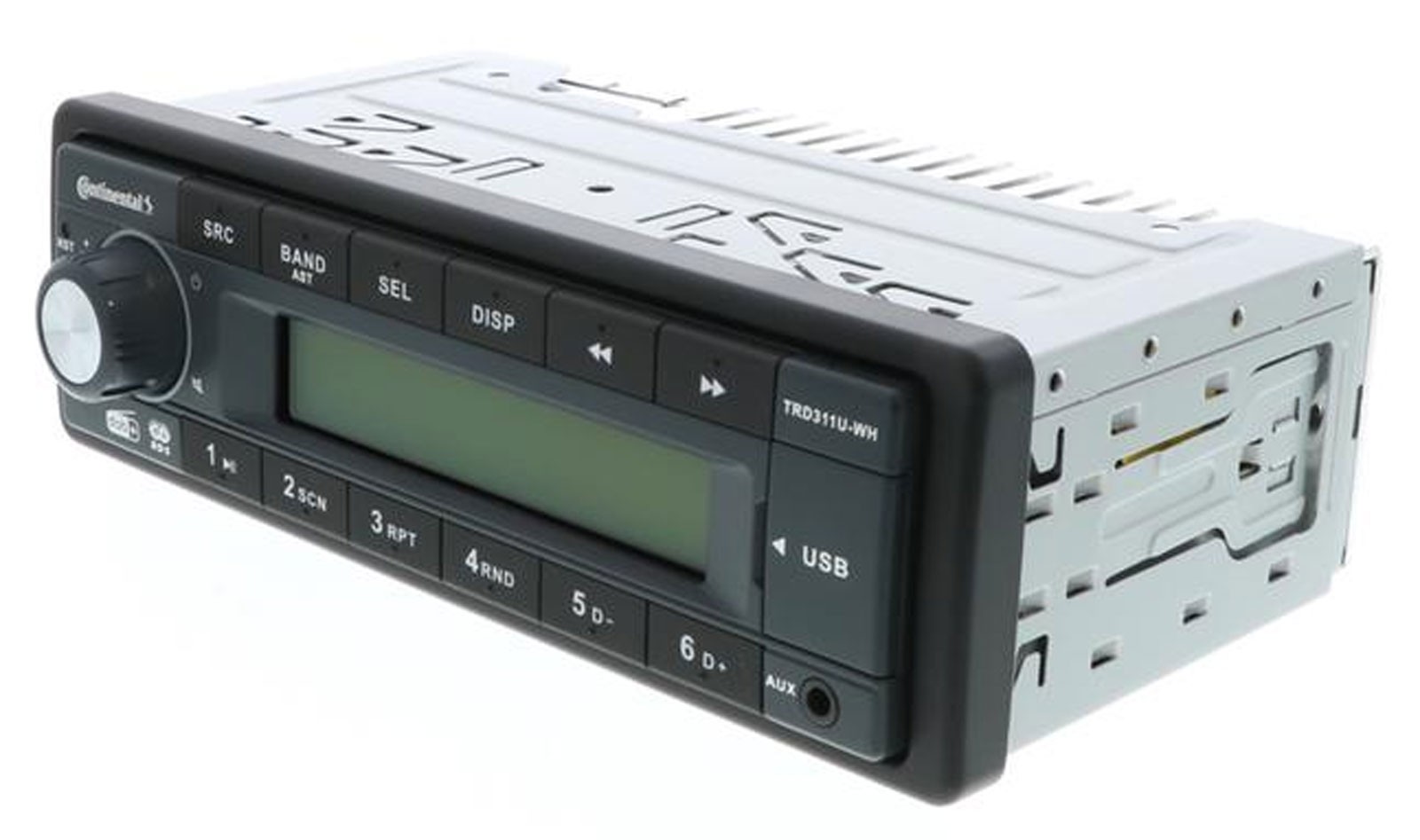 Continental MP3 AUX USB DAB 1DIN Car Stereo for Renault Twingo 2012 onwards Black