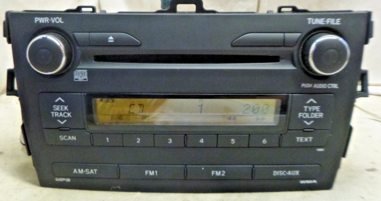 11 12 13 Toyota Corolla Radio Cd Player 86120-02E50 RAT45