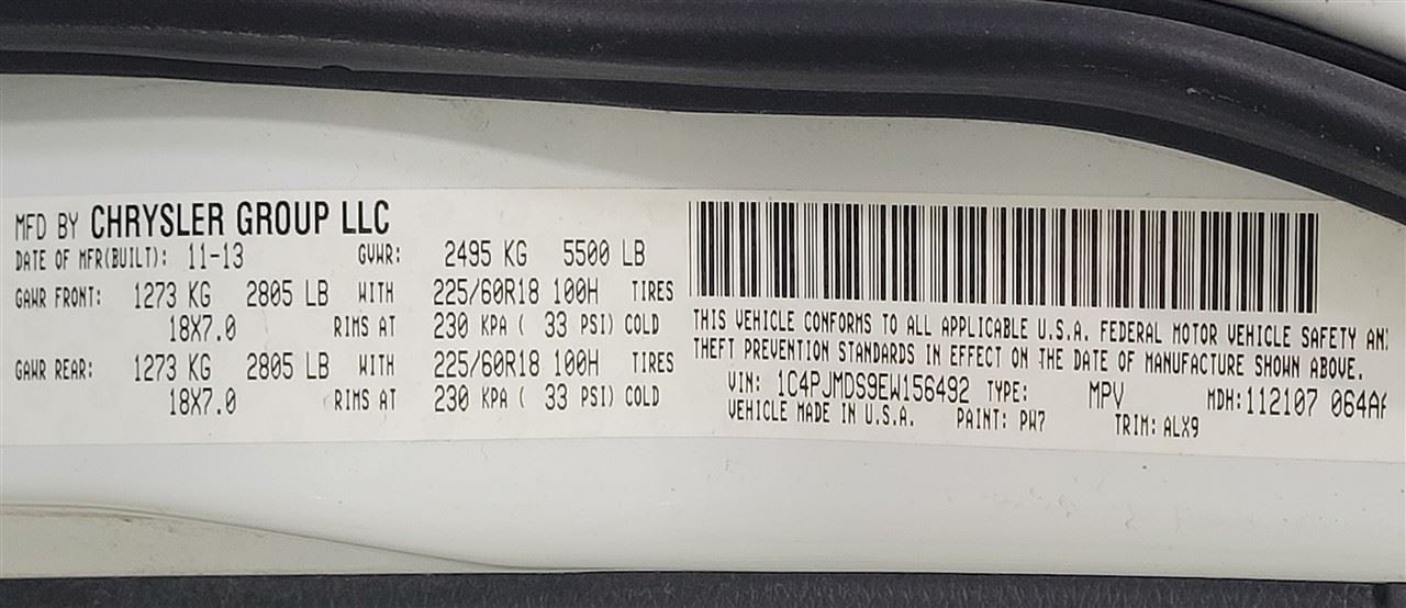 Radio Player Radio Receiver 8.4″ Display Screen Fits 14 CHEROKEE 1159832