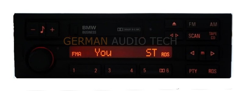 BMW BUSINESS C43 RDS RADIO CASSETTE E36 318 323 328 M3 Z3 C33 65.12-8 375 949