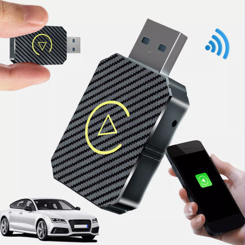 Wireless CarPlay Adapter for iPhone, 2026 Convert Wired to Car Play Wireless