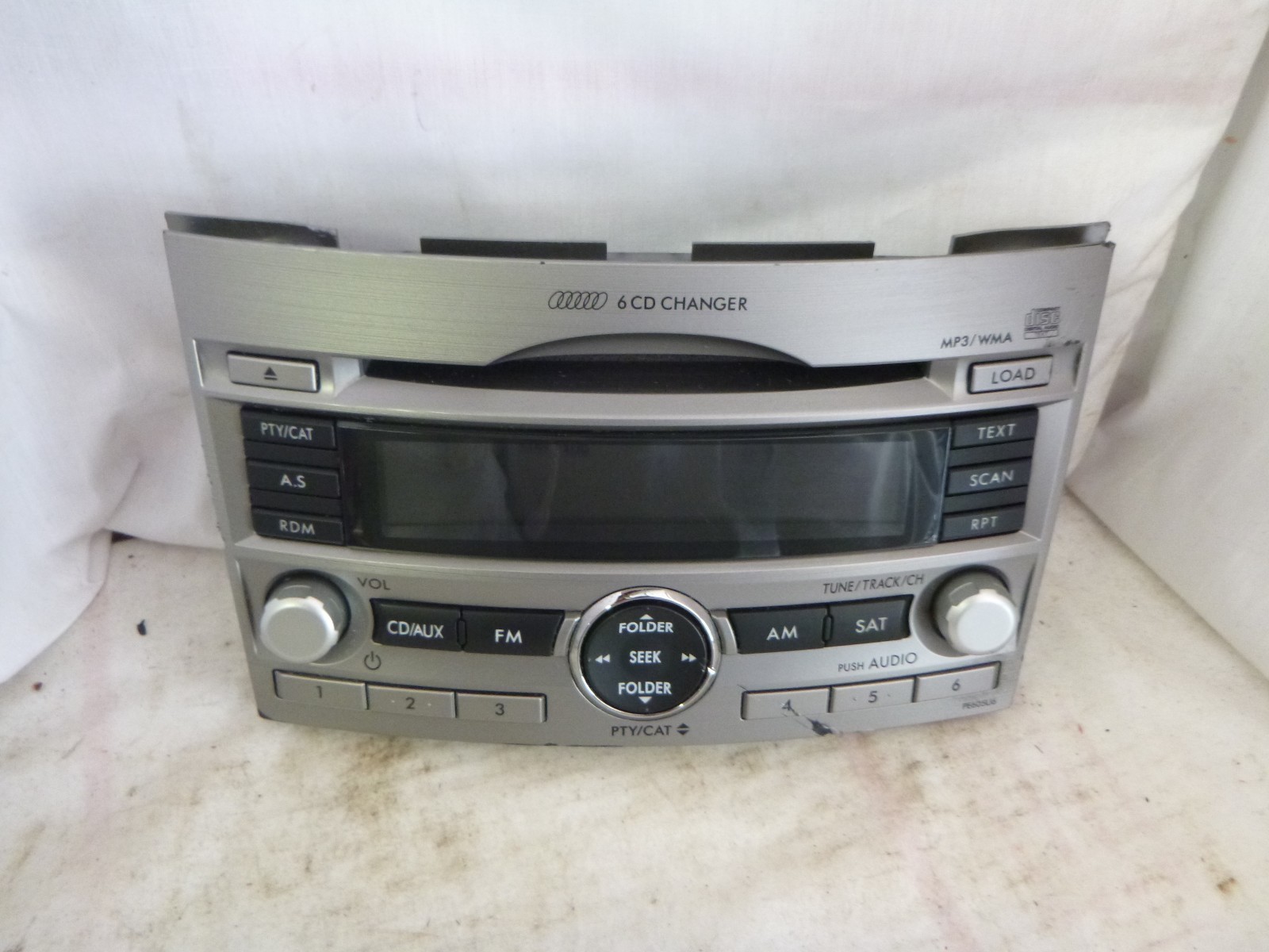 10 11 12 Subaru Legacy Radio 6 Cd Mp3 Wma Face Plate PE605U6 86201AJ60A BZ18