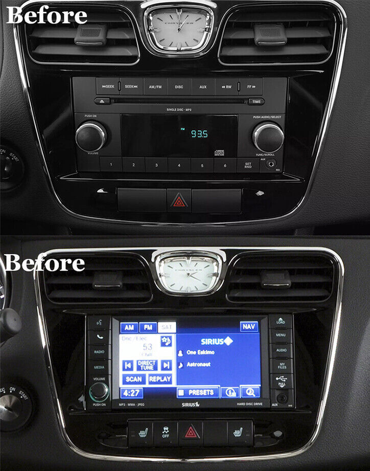 Car Radio Stereo For 2011-2014 Chrysler 200 Apple Carplay Android 13 GPS Navi