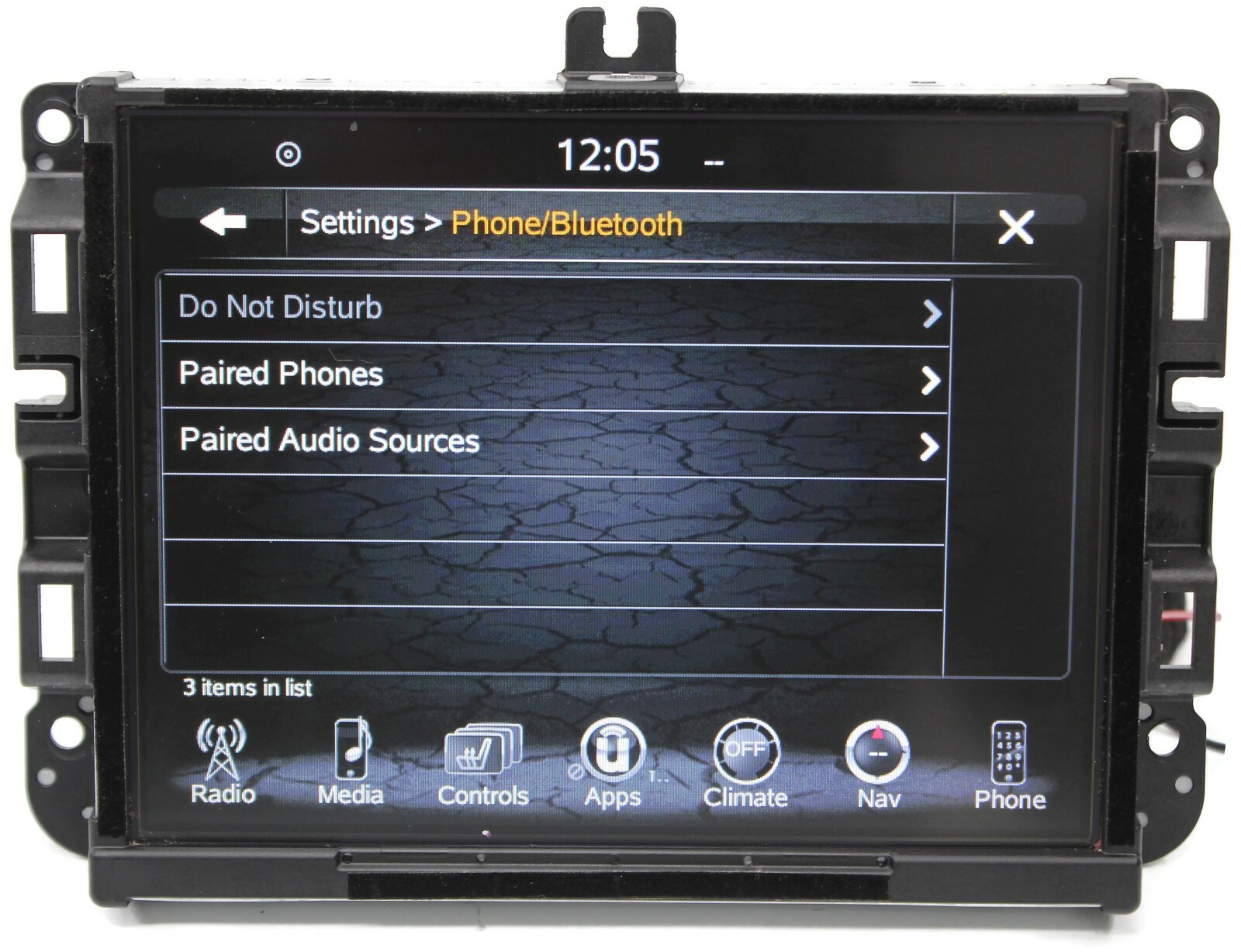 2013-2017 Jeep Cherokee Navigation 8.4” Dash Display Touch Screen 68238619AE