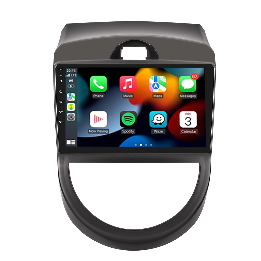 4+64GB Android 15 Carplay For Kia Soul 2010-2013 Car Stereo Radio GPS Navi + Cam