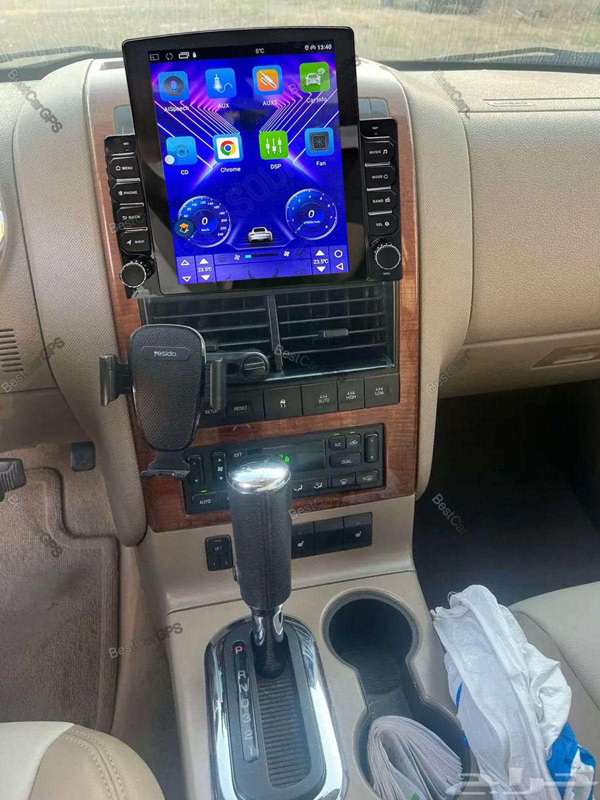 9.7″ For Mercury Mountaineer 2006-2010 Android 15 Carplay Car Stereo Radio GPS