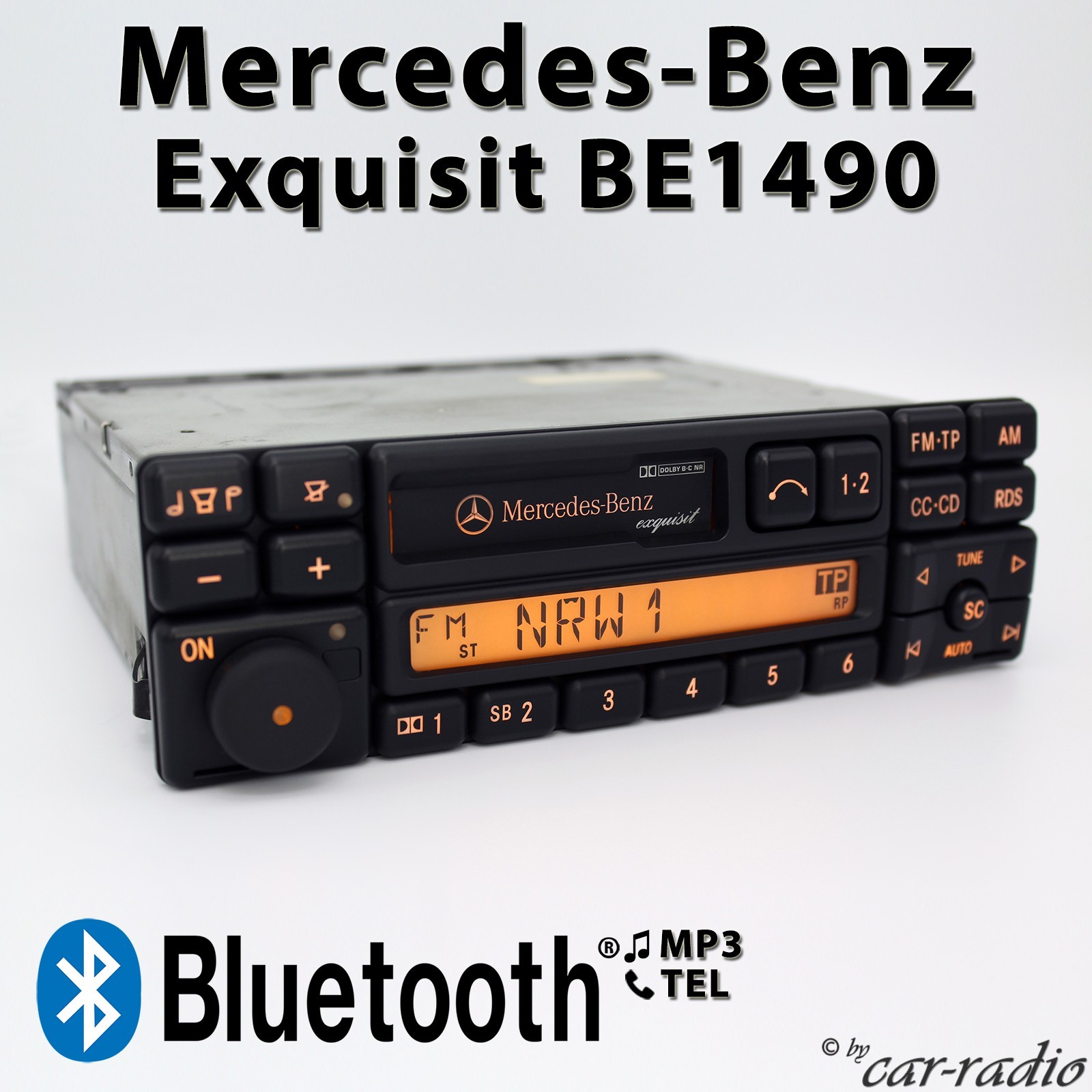 Genuine Mercedes Exquisite BE1490 Bluetooth Radio Becker Car Stereo A0038203486