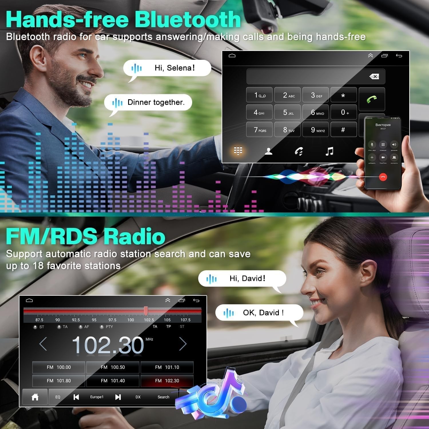 9″ Android 13 32G Car Stereo for Ford Fusion 2013-2016 Wireless CarPlay BT GPS
