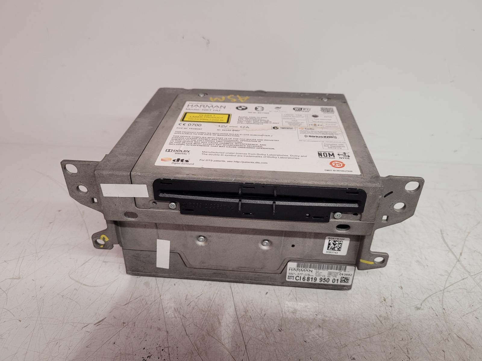 BMW X6 F16 2016 RADIO STEREO HEAD UNIT CD 65126826790