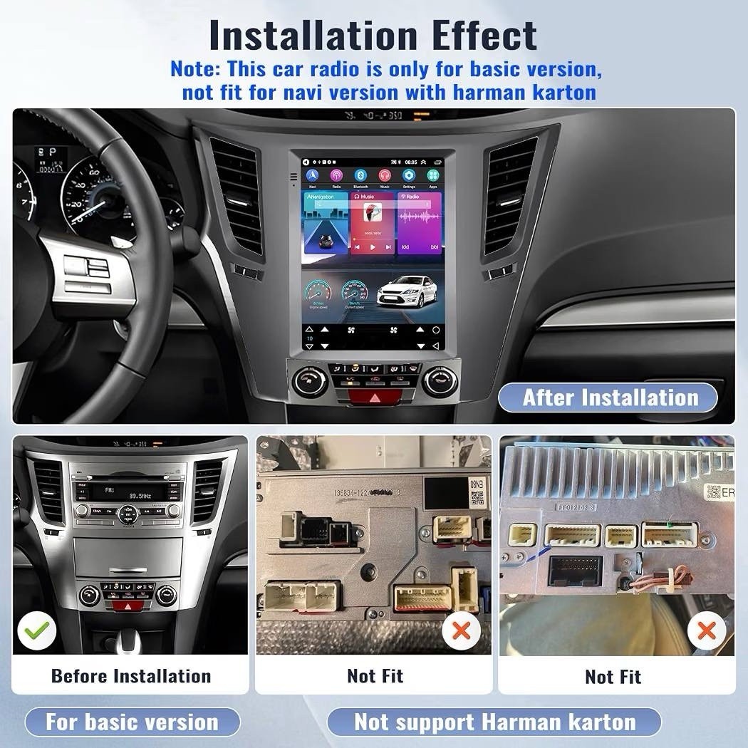 SIXWIN Android 13 Car Stereo 4G+64G for Subaru Outback Legacy 2010-2014