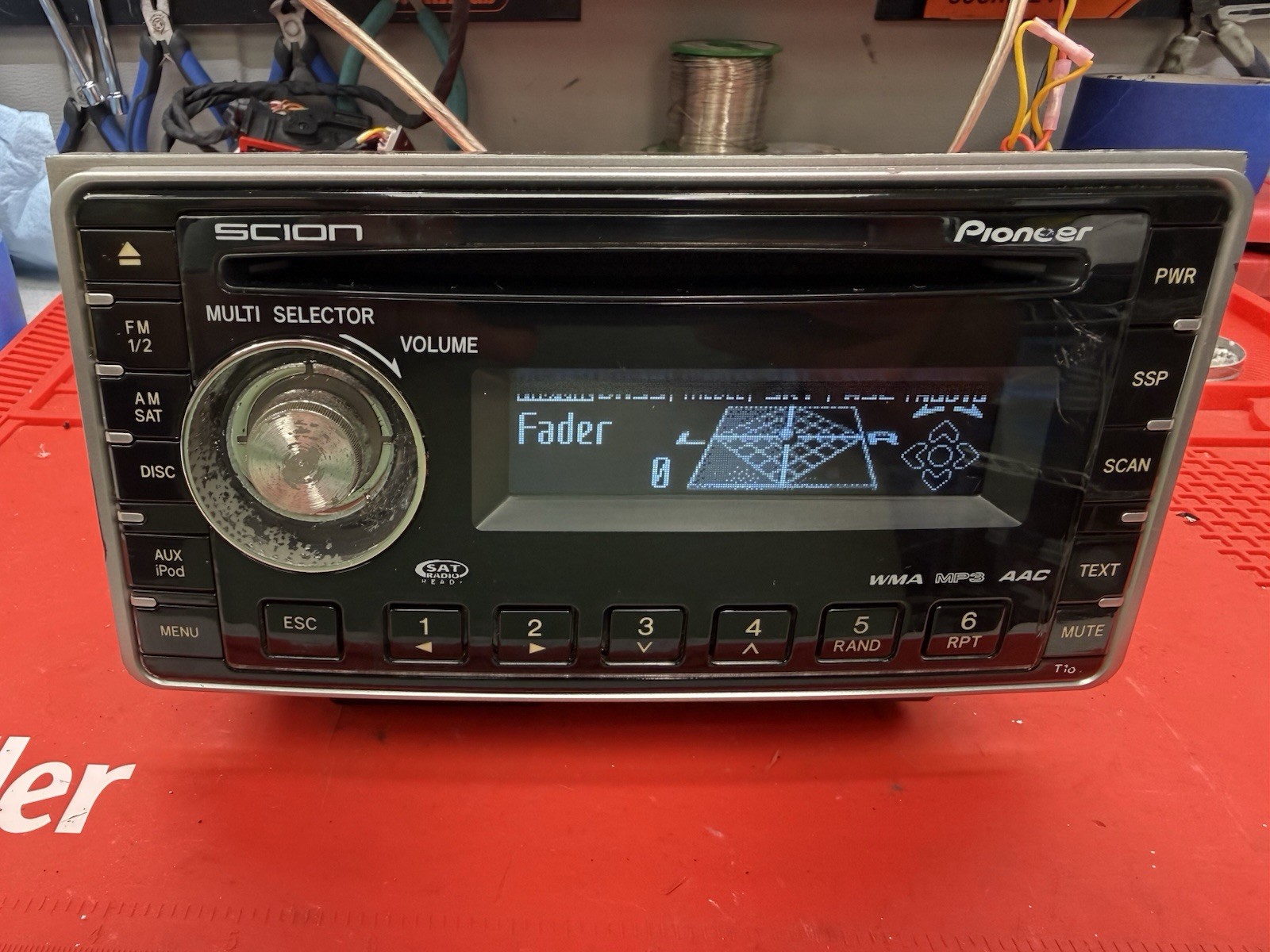 Toyota Scion Pioneer OEM Radio CD Player AUX iPod PT546-00081 DEH-M8127Z WMA MP3