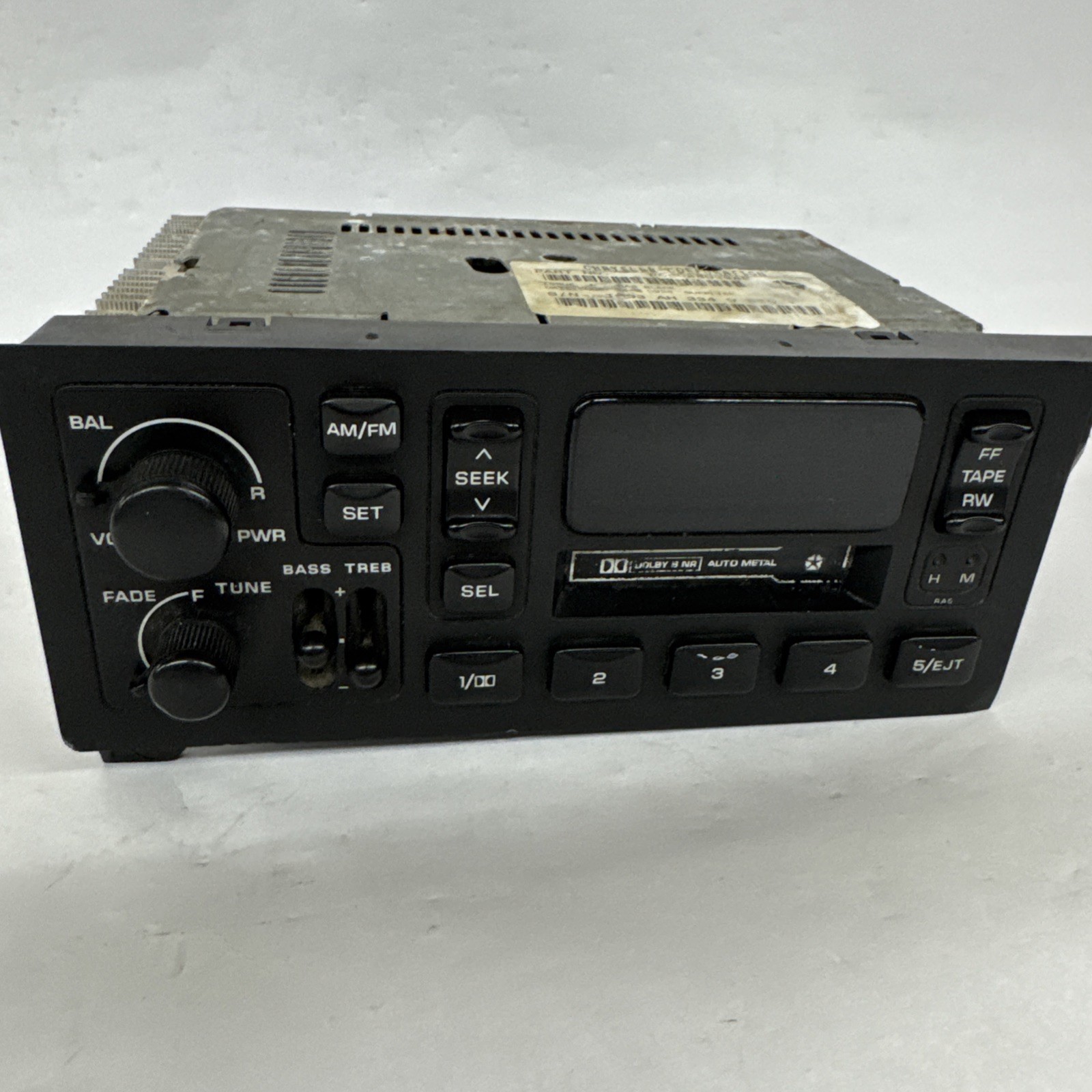 84-02 Chrysler Dodge Jeep OEM Cassette Player AM/FM Radio Part # P56038933AB