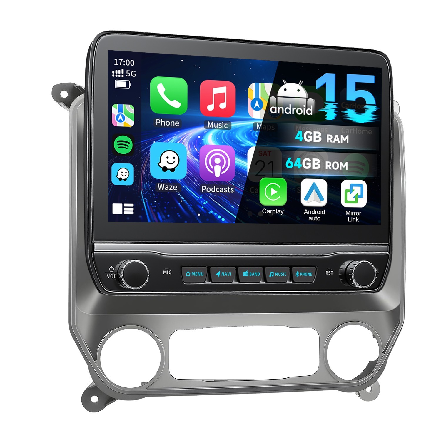 Apple Carplay For 2014 2015 2016 2017 2018 Silverado Sierra Car Stereo Radio GPS