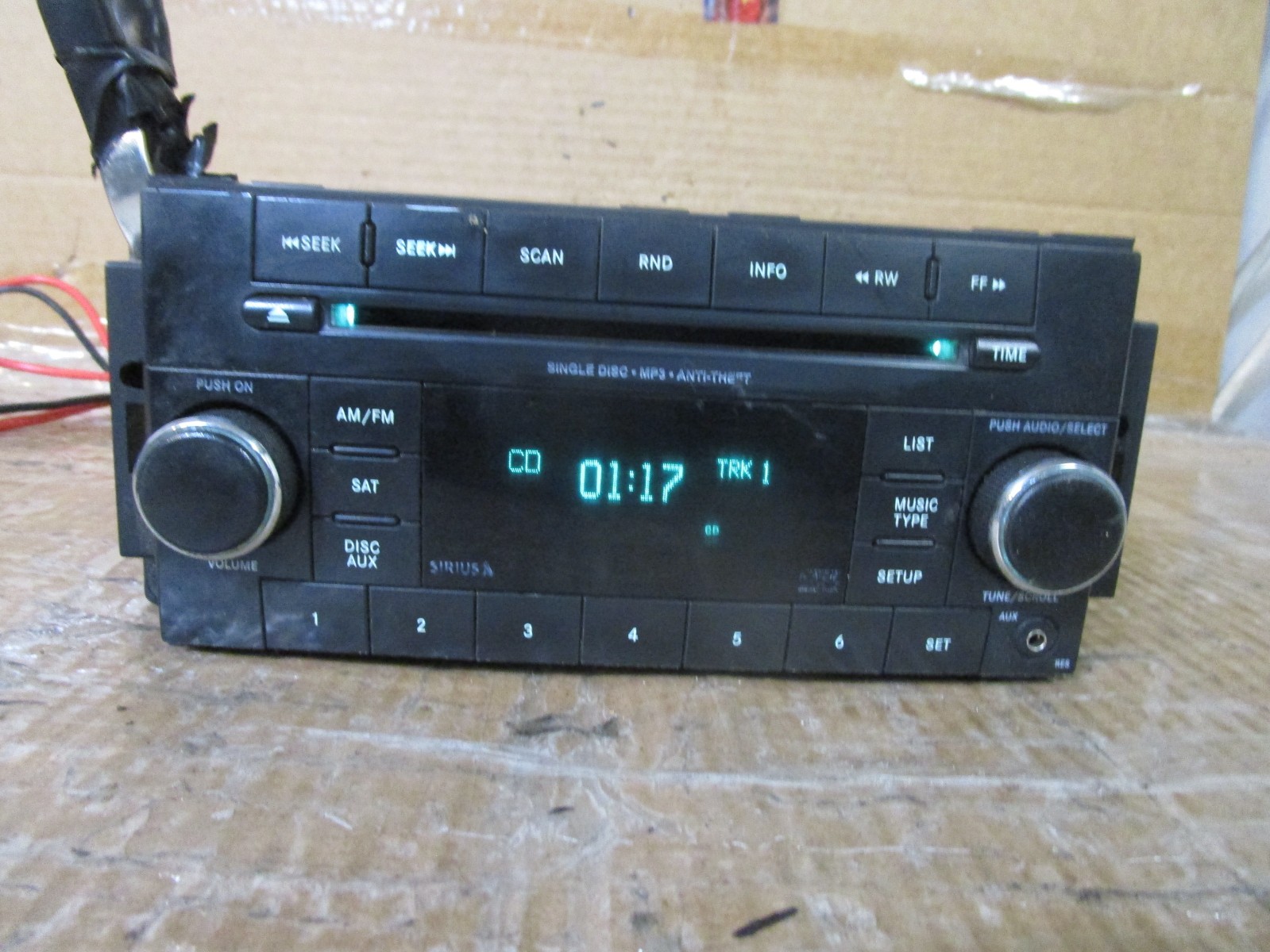 07-17 Dodge Avenger Radio Stereo CD Player Stereo Receiver AM/FM 05091164