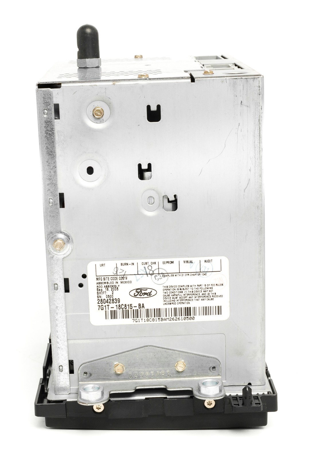 07 Ford Five Hundred Single OEM Original AMFM 6 Disc Mp3 CD Radio 7G1T-18C815-BA