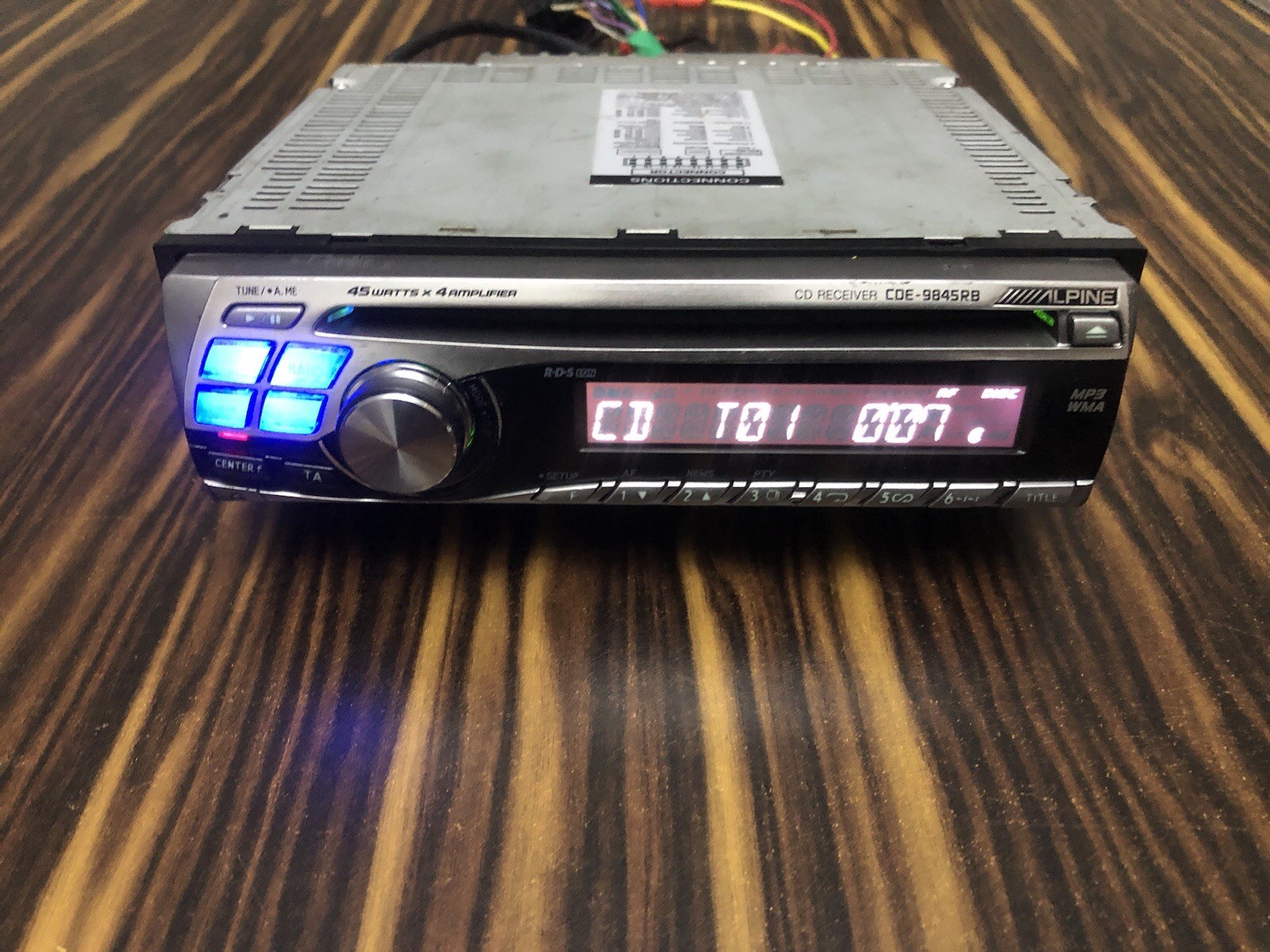 Alpine CDE-9845RB Original Car Radio Audio Stereo CD Player MP3 Radio