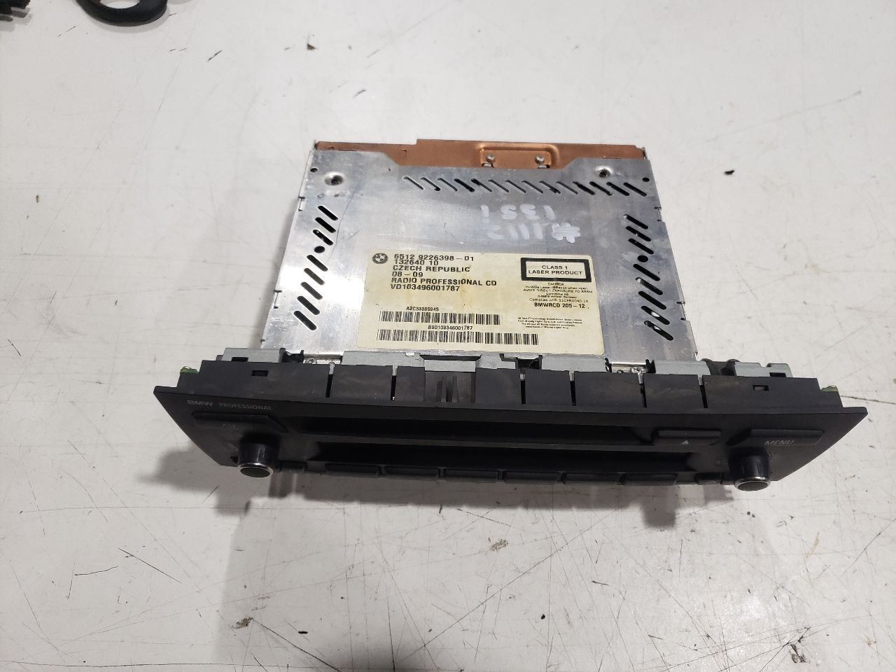 CD Player Radio Receiver – 2010 BMW 135I E82 N54 – 10-11 OEM 9226398