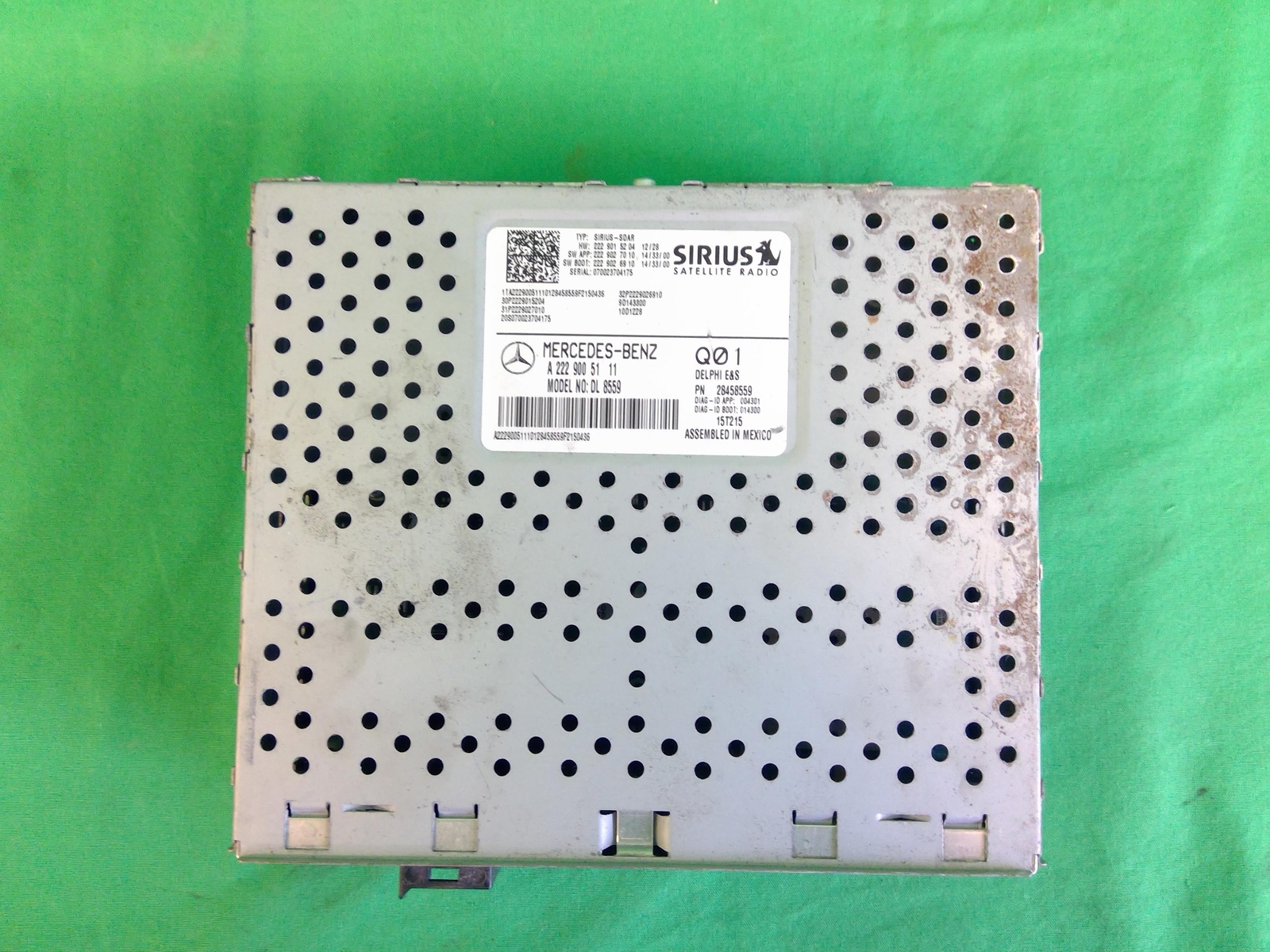 15-16 MERCEDES C-CLASS Audio & Visual Equip.(radio) Sed C300 rcver A2229005111