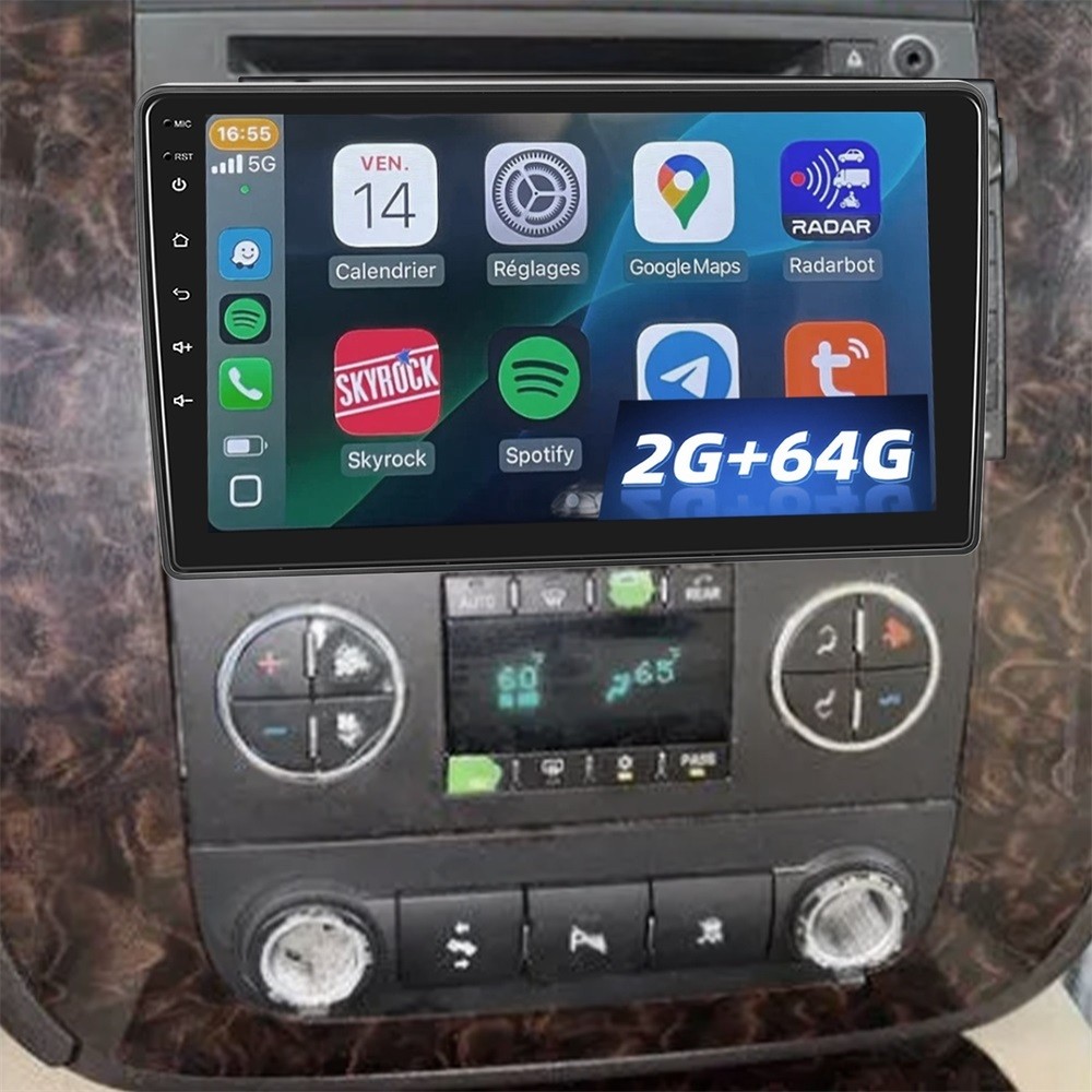10” Car Stereo Radio For GMC Yukon XL 1500 2007-2014 Android15 Carplay GPS Navi