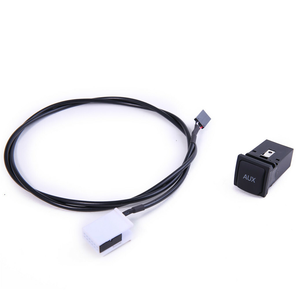 AUX in Socket & Cable For VW Jetta MK5 Rabbit Golf GTI MK5 MK6 RNS510 RCD510