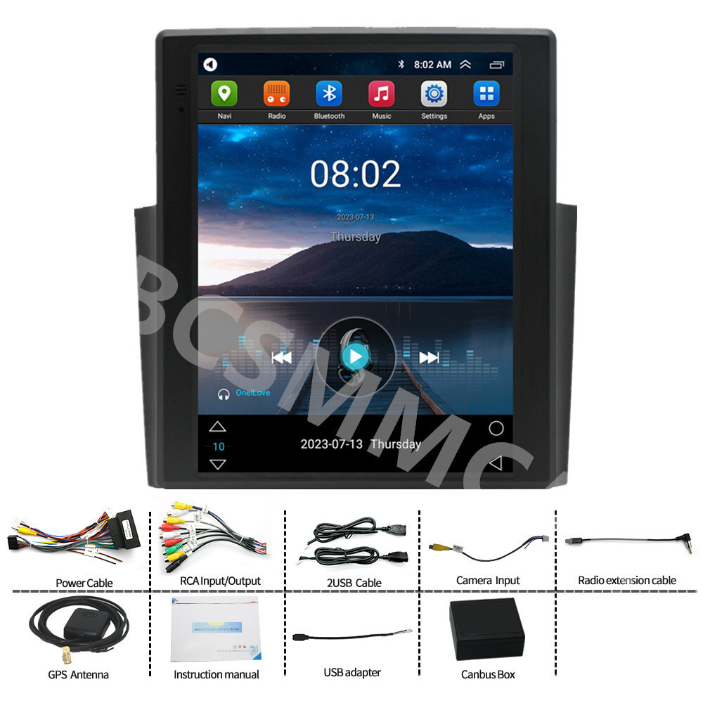 Bluetooth Car Stereo Radio MP5 Player Touch Screen FM WiFi GPS Navi Mirror Link