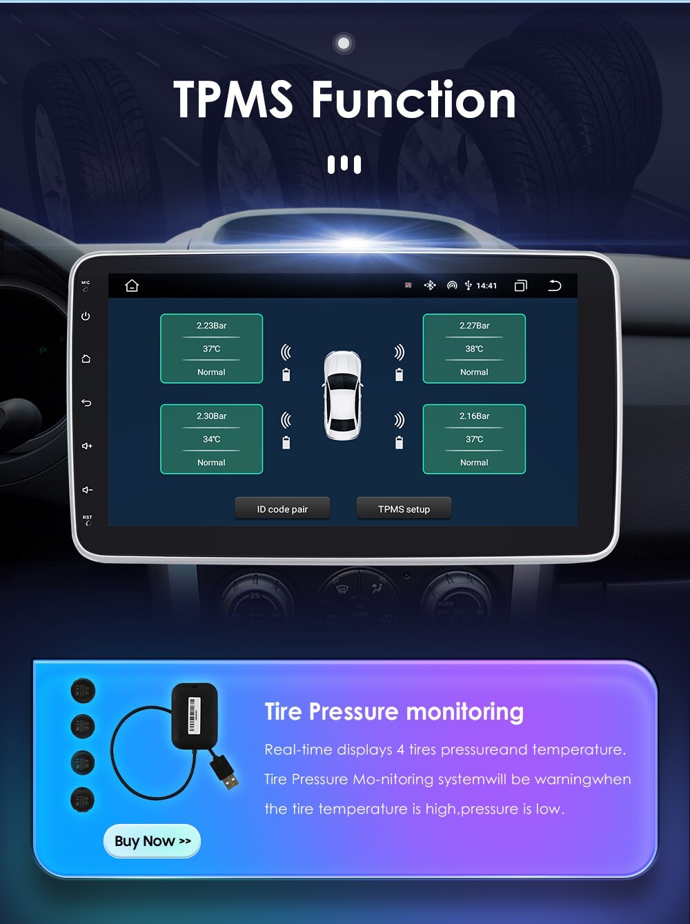 10.1″ Android 10 2 DIN Car Radio Player Stereo GPS Head unit 8+128GB Octa Core