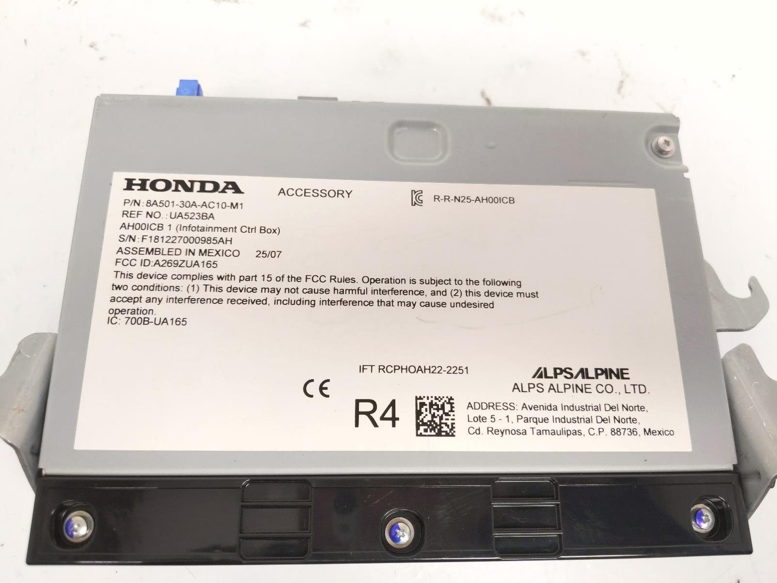 2023-2025 Honda Accord Audio Radio Receiver Headunit 8A501-30A-Ac1