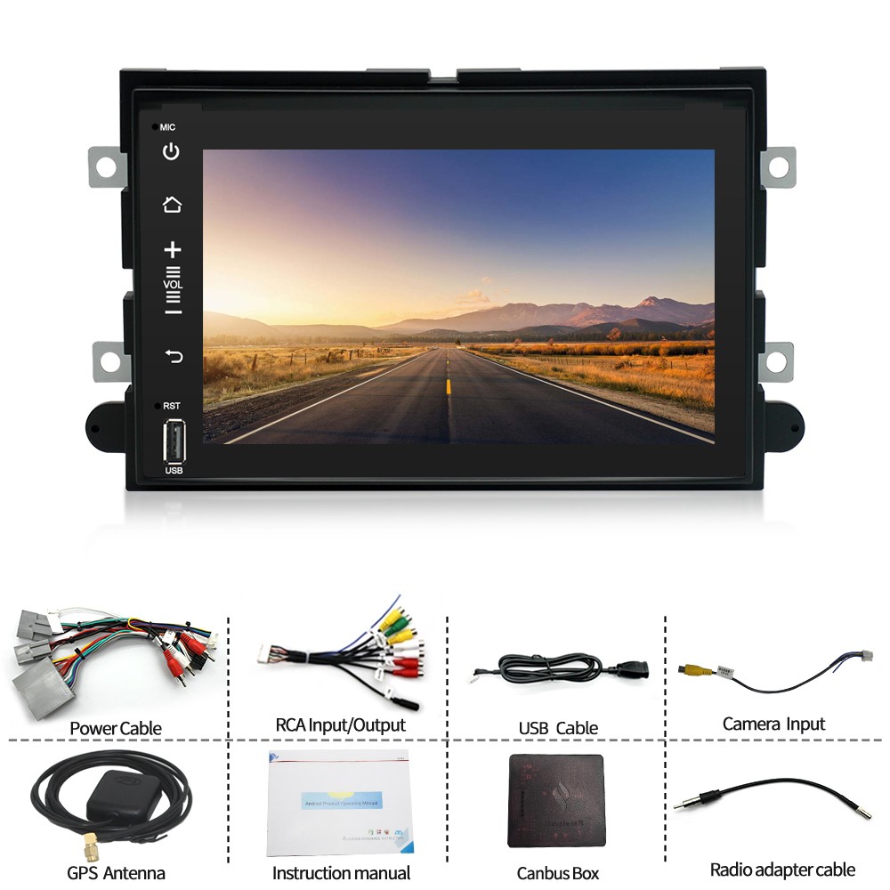 For 2009-2014 Ford E150 E250 E350 7″ Android 13 Carplay Car Stereo Radio GPS Nav