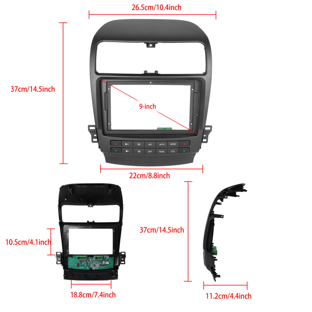 Apple Carplay For Acura TSX 2004-2008 Car Stereo Radio Android 15 GPS Navi 2+64G