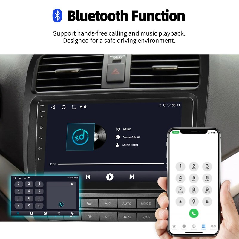 For Acura TSX 03-08 Android Car Radio Player Android Auto 4G Wifi BT DSP Carplay