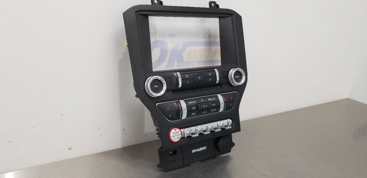 17 FORD MUSTANG RADIO AUDIO TEMPERATURE HVAC CONTROL PANEL FR3T18E245GD