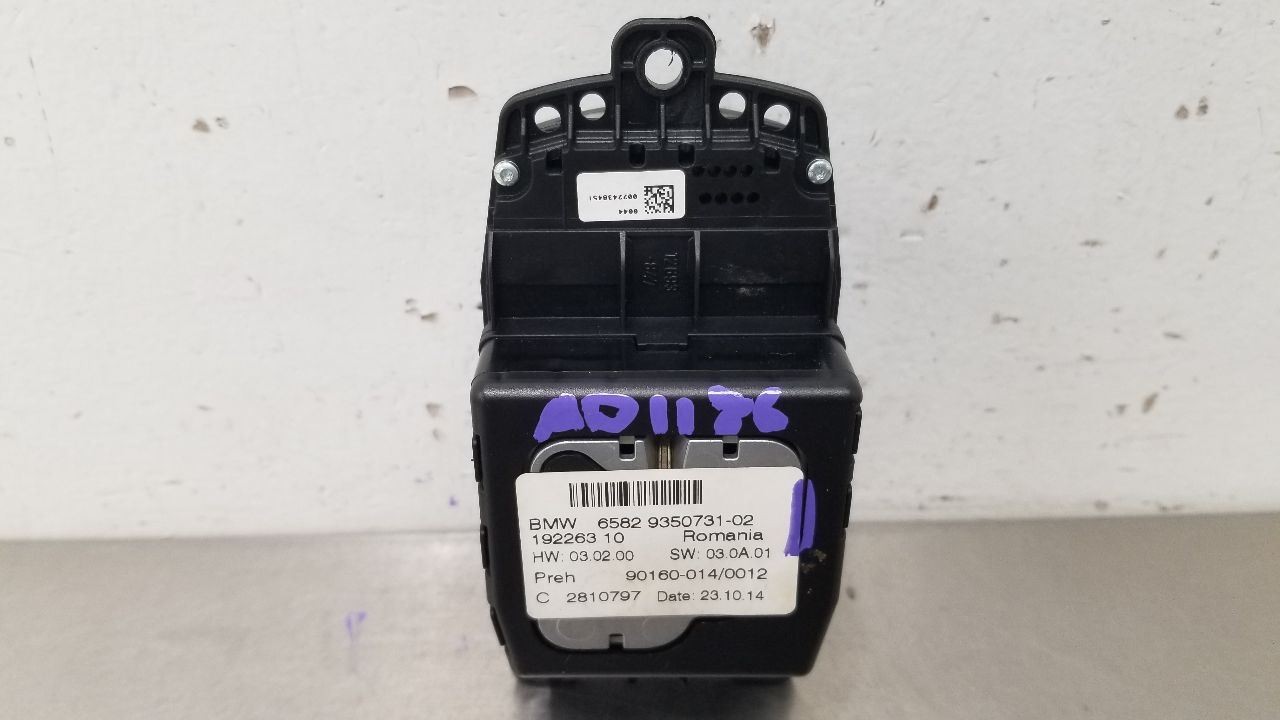 15 BMW M6 F06 RADIO AUDIO CONTROL PANEL 65829350731