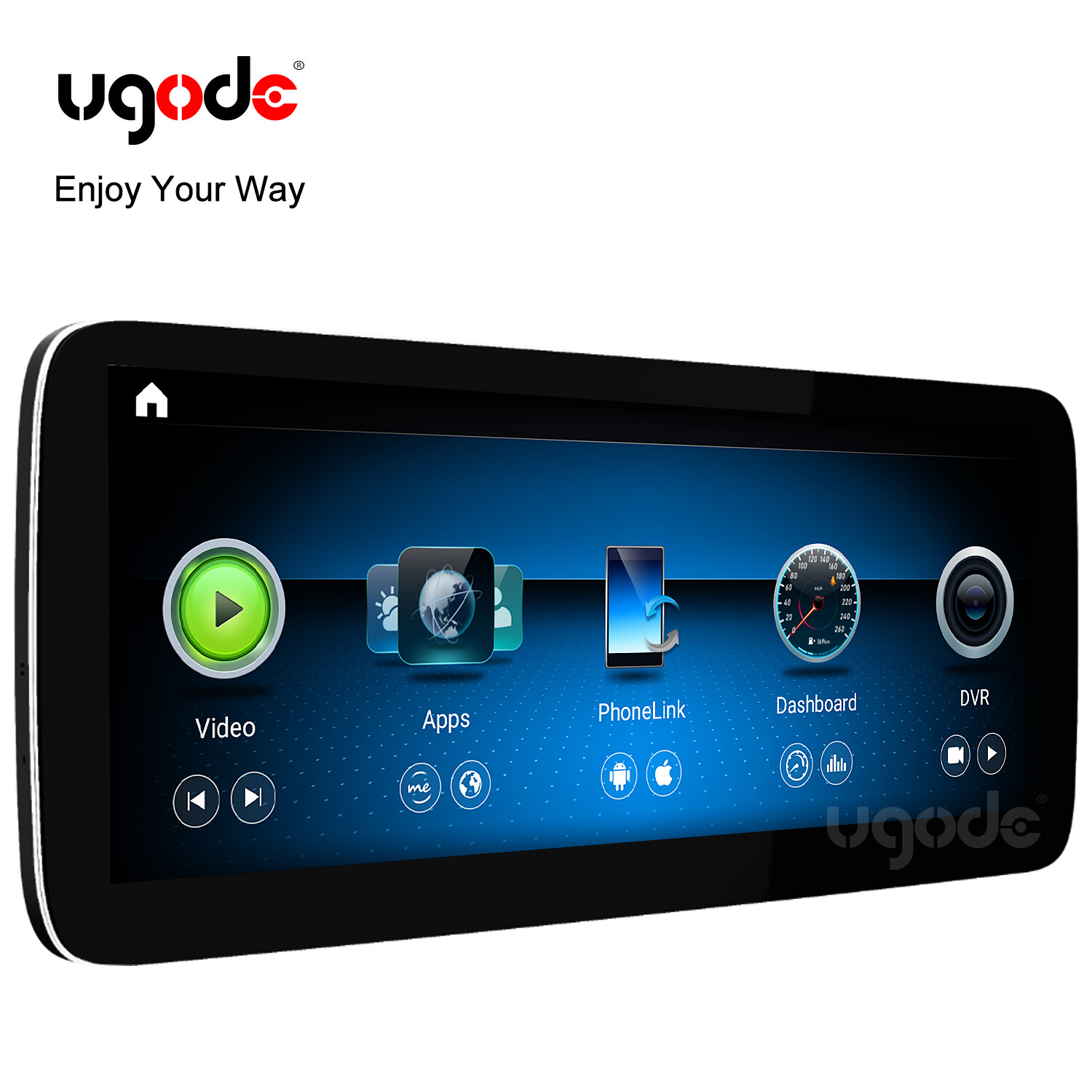12.3in W204 Android13 Screen Display Multimedia GPS Mercedes Benz C 2007-2010