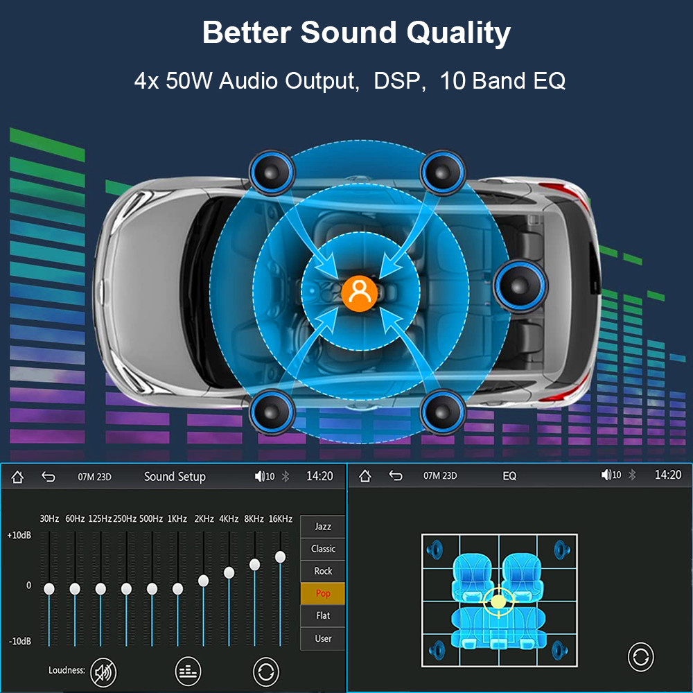 Android 12.0 For Toyota Tacoma 2005-2013 Car Carplay Radio GPS NAVI Stereo