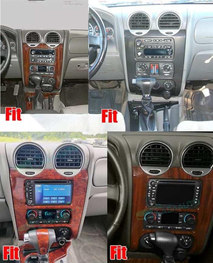 For 2002-2009 GMC Envoy Apple Carplay Car Radio Stereo Android 15 GPS Navi WiFi