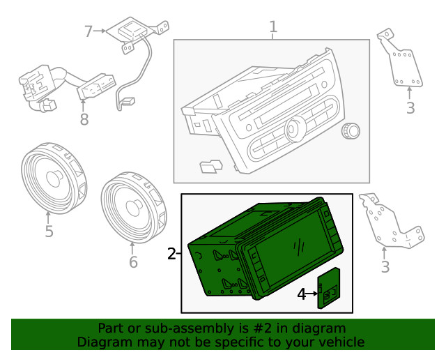 Genuine Mitsubishi Display System 8750A659