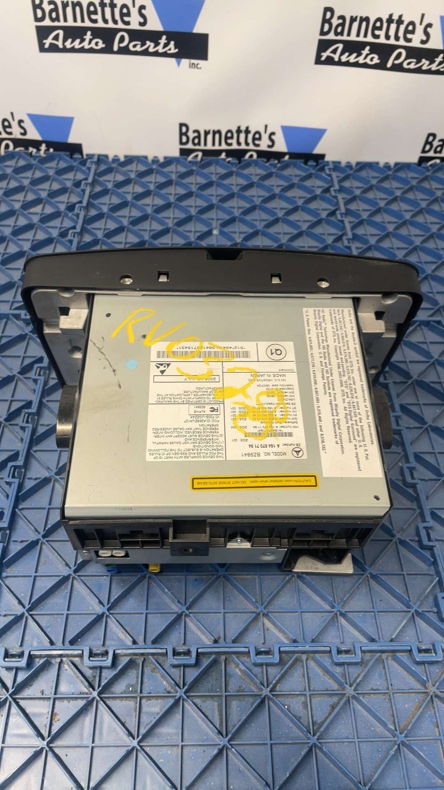 09 MERCEDES ML SERIES Radio 164 Type Ml350 Receiver Standard Radio