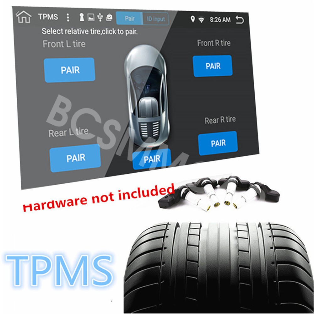 10.1in Touch Screen Headrest Monitor Car Rear Seat Entertainment TV Player WIFI